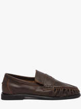 Mocassins Uit Leder Pavement Bruin women 24139779
