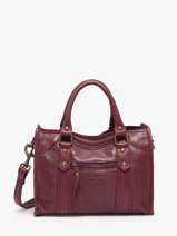 Cross Body Tas Cow Leder Basilic pepper Rood cow BCOW72