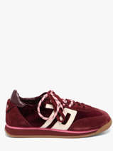 Sneakers Uit Leder Back 70 Rood women 63