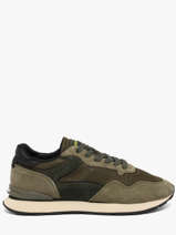 Sneakers Uit Leder Hoff Groen men 22602411