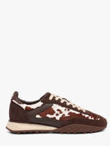 Sneakers Uit Leder Hoff Bruin women 22659412