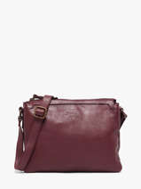 Cross Body Tas Cow Leder Basilic pepper Rood cow BCOW83