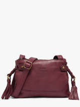 Cross Body Tas Cow Leder Basilic pepper Rood cow BCOW82