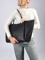 Cabas Sierra Haus Cuir Lancaster Noir sierra haus 12-vue-porte