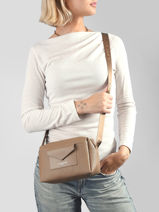 Sac Bandouli�re Maya Double Kba Lancaster Beige maya double kba 106-vue-porte