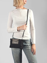 Cross Body Tas Smart Kba Lancaster Zwart smart kba 27-vue-porte