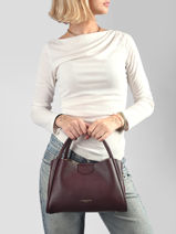 Sac � Main Ida Double Cuir Lancaster Marron ida double 84-vue-porte