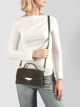 Cross Body Tas Suede Ily Leder Lancaster Groen suede ily 10-vue-porte