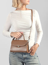 Cross Body Tas S Suave Leder Lancaster Bruin suave even 16-vue-porte