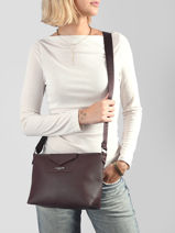 Cross Body Tas Maya Double Kba Lancaster Bruin maya double kba 105-vue-porte