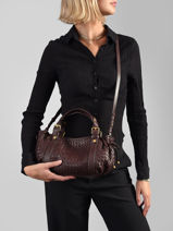 Cross Body Tas Tresse Leder Gerard darel Bruin tresse DES73478-vue-porte