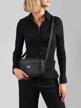 Cross Body Tas Authentic Lacoste Zwart authentic NF5514EG-vue-porte