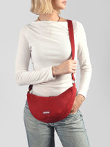 Cross Body Tas Andrea Katoen Hindbag Rood best seller ANDREA-vue-porte