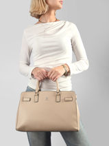 Handtas Th Joy Tommy hilfiger Beige th joy AW19067-vue-porte