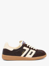 Sneakers Cloud Uit Leder Back 70 Bruin women 308