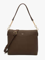 Sac Bandouli�re Greta Cuir Nathan baume Marron riviera 2