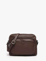 Cross Body Tas Confort Leder Hexagona Bruin confort 466600