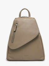Rugzak Leder Hexagona Beige confort 464783