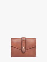 Portefeuille Hexagona Bruin toscane 578260