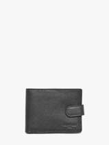 Portefeuille Cuir Hexagona Noir confort 461050R