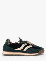 Sneakers Uit Leder Mrp star Groen women 23