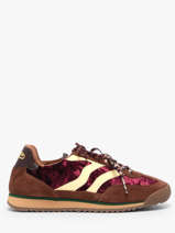 Sneakers Uit Leder Mrp star Rood women 10