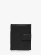Portefeuille Cuir Hexagona Noir confort 467468R