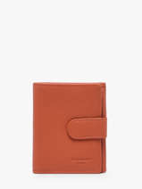 Portefeuille Cuir Hexagona Orange confort 467468R