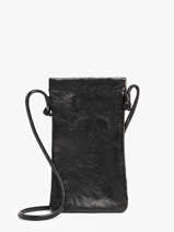Cross Body Tas Nine Leder Milano Zwart nine NI26061