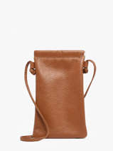 Sac Bandouli�re Caviar Cuir Milano Marron caviar CA26061