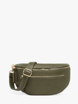 Sac Banane Cuir Milano Vert caviar CA23111O