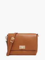 Cross Body Tas Caviar Leder Milano Bruin caviar CA24061O