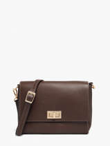 Cross Body Tas Caviar Leder Milano Bruin caviar CA24061O
