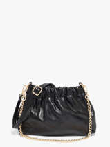 Cross Body Tas Shiny Sauvage Leder Milano Zwart shiny sauvage SS26062