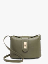 Sac Bandouli�re Caviar Cuir Milano Vert caviar CA26065