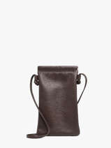 Sac Bandouli�re Caviar Cuir Milano Marron caviar CA26061