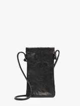 Cross Body Tas Nine Leder Milano Zwart nine NI26061