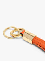 Porte-clefs Premier Flirt Cuir Lancel Orange charms A12922-vue-porte