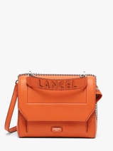 Sac � Main M Ninon Cuir Lancel Orange ninon A09222