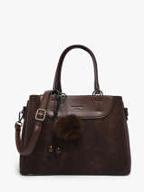 Handtas Suede Gallantry Bruin suede 6