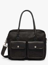 Handtas A4 Formaat Denim Paul marius Zwart denim DANDYDEN