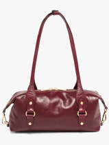 Schoudertas Shiny Sauvage Leder Milano Rood shiny sauvage SS26065