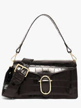 Sac Bandouli�re Cocco Balo Cuir Milano Noir cocco balo CB26063