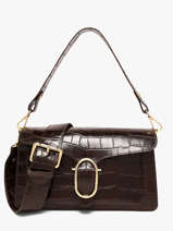 Cross Body Tas Cocco Balo Leder Milano Bruin cocco balo CB26063