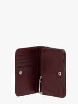 Portefeuille Leder Nat et nin Violet vintage YSIA-vue-porte