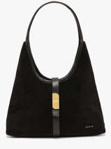 Schoudertas Vintage Leder Nat et nin Zwart vintage ROMEO
