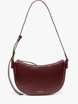 Cross Body Tas Vintage Leder Nat et nin Rood vintage LUNE