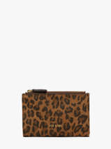 Portefeuille  Sandy  Leder Nat et nin Bruin vintage SANDY
