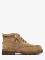 Enkellaarzen Uit Leder Clarks Beige men 26320158