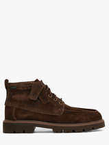 Enkellaarzen Uit Leder Clarks Bruin men 26320159